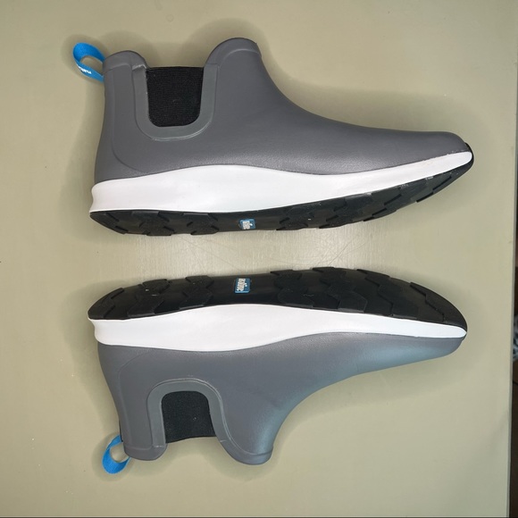 Native Apollo Grey Chelsea Rain Boots Men 9 Women 11 - Picture 3 of 10